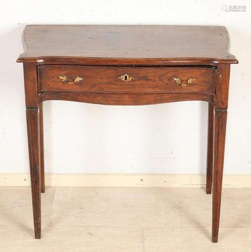 Antique oak console table, 1800