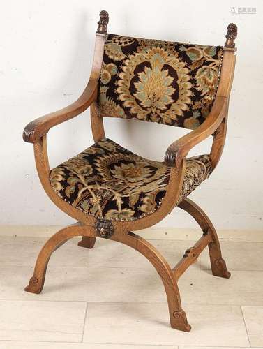 Antique scissor chair, 1880