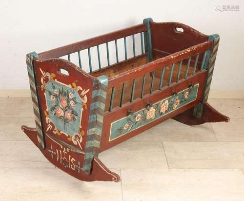 Children's rocking bed