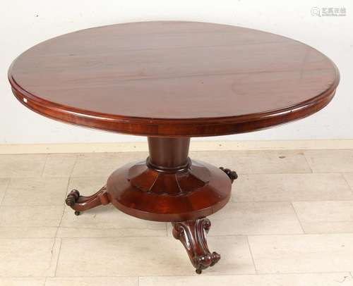 Round empire dining table, 1820