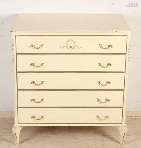 Dresser with five drawers