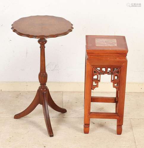 Two side tables