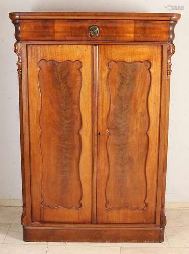 Two-door girls cabinet (mahogany)