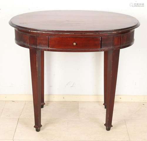 Oval table