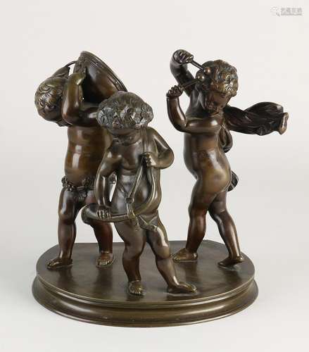 Bronze sculpture group, 1900