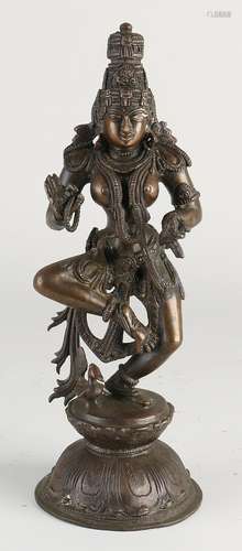 Bronze Buddhist figure, H 28 cm.