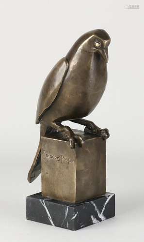 Bronze turtledove, H 24 cm.