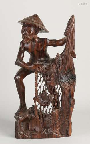 Indonesian wooden figure