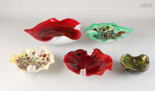 Five parts Murano glass