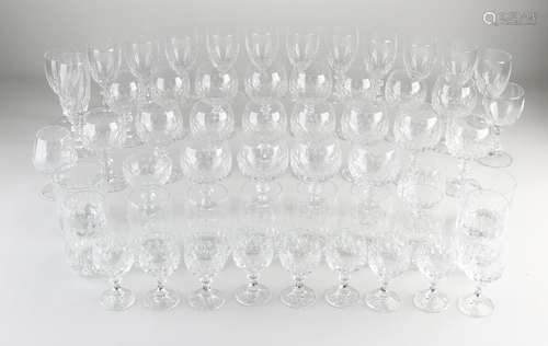 Lot crystal glass