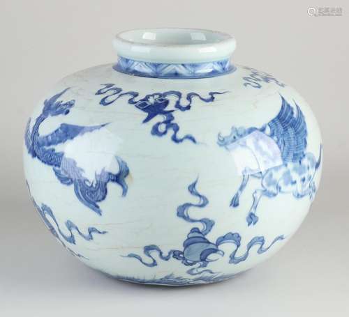 Chinese vase Ø 25 cm.