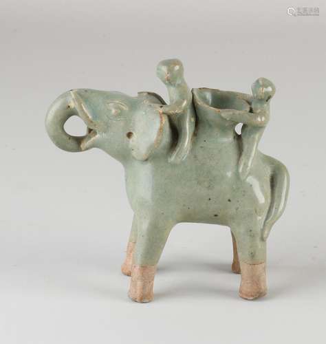 Chinese Celadon Elephant