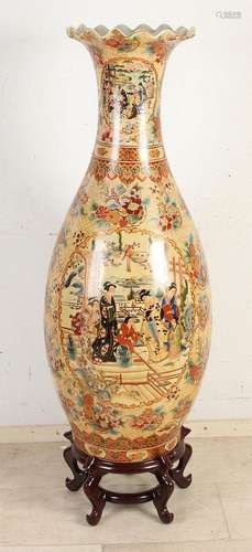 Large Satsuma vase, H 110 cm.