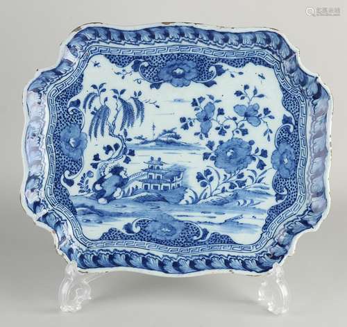 18th Century Delft wall plate