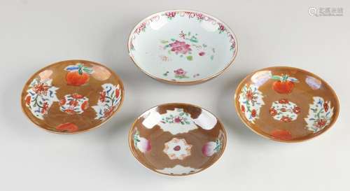 Four Capuchin dishes