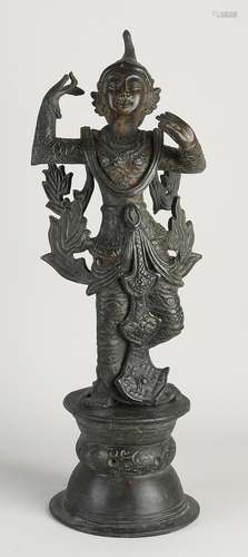 Bronze Buddha figure, H 40 cm.