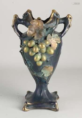 Art Nouveau vase, H 28 cm.