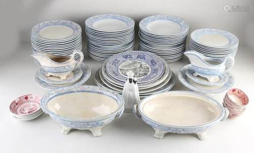 Antique English dinner service