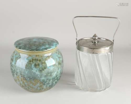 Lidded jar + cookie jar