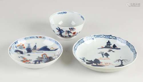 Lot 18th century Chinese porcelain (3x)