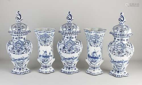 5-Piece Delft cabinet set