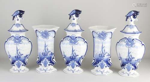 5-Piece Delft cabinet set