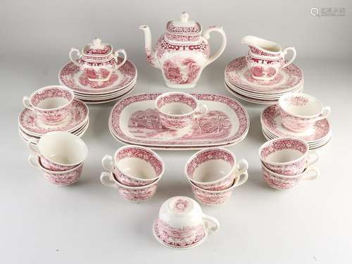 Antique Petrus Regout breakfast service, 1880