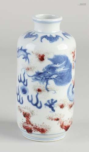 Chinese snuff bottle, H 13 cm.