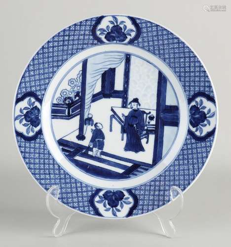 18th - 19th century Chinese plate Ø 23.5 cm.