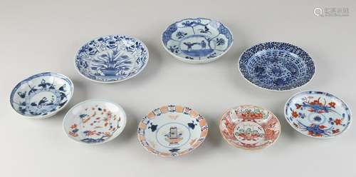 Eight Chinese plates