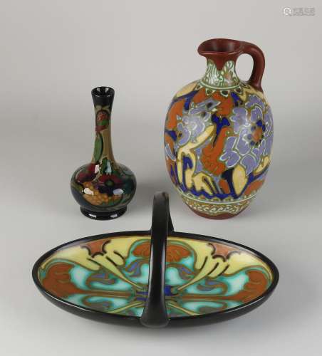 Three parts antique pottery