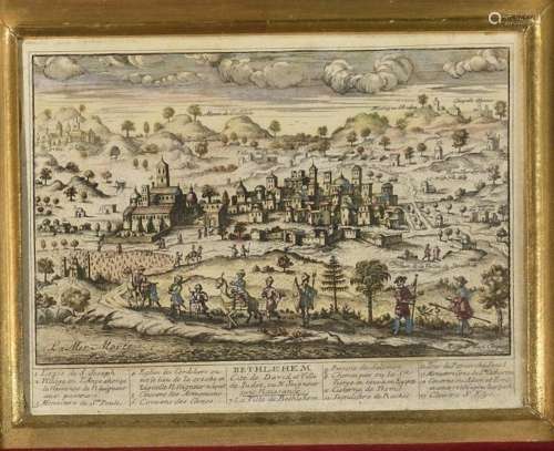 JACQUES CHIQUET (C. 1673-1721) D’APRES Vue panoramique de Be...