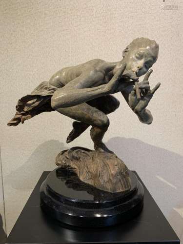 Richard McDonald limited edition bronze sculpture, "Pip...