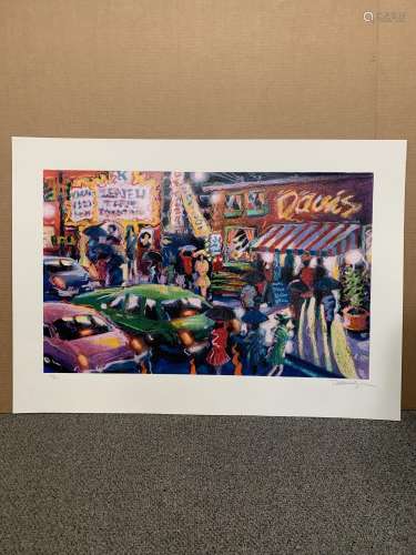 James Talmadge signed limited edition serigraph on paper, &q...