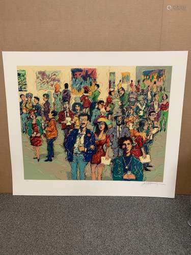 James Talmadge signed limited edition serigraph on paper, &q...
