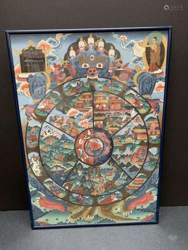 Framed Thangka - AS IS