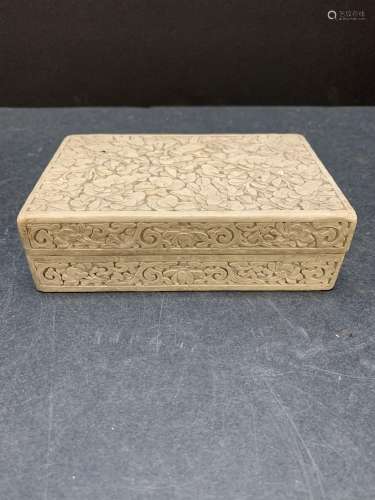 Chinese carved box - AS IS