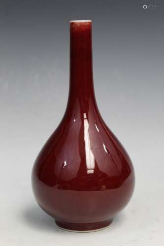 Chinese Red Glaze Porcelain Vase