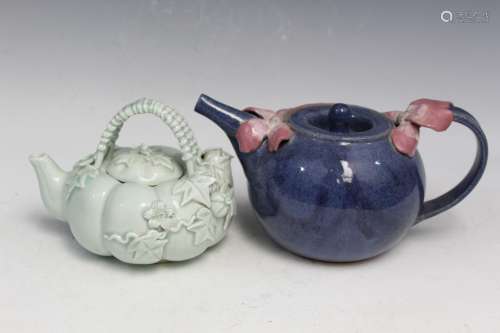 Two Ceramic Teapots
