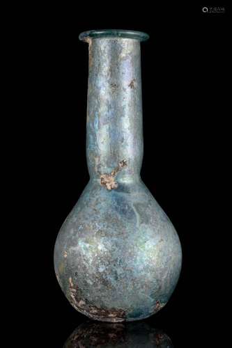 A ROMAN GLASS BOTTLE