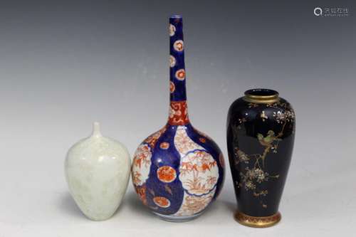 Three Japanese Porcelain Vases