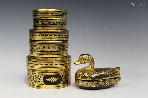 Thai Lacquer Boxes