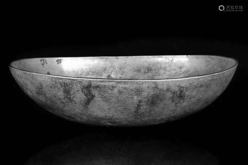 A SASANIAN BOAT SHAPED BOWL