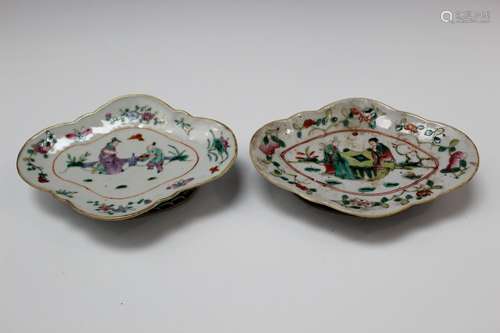 Two Chinese Porcelain Dishes