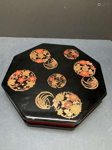 Japanese lacquer candy tray - AS IS