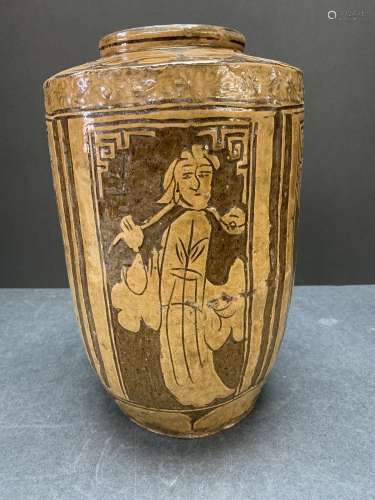 Chinese earthenware jar - AS IS