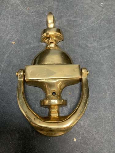 Vintage brass door knocker - AS IS