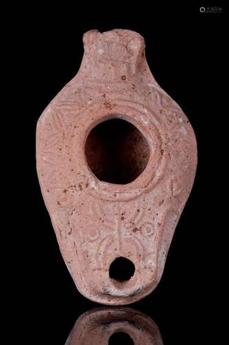 ROMAN POTTERY OIL LAMP