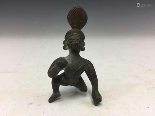 Indian bronze figure.