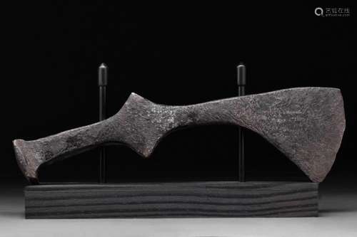 A VIKING IRON AXE HEAD